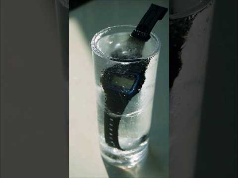 Frozen Casio F91W 😳🤯 #casiof91w #freezetest #shorts