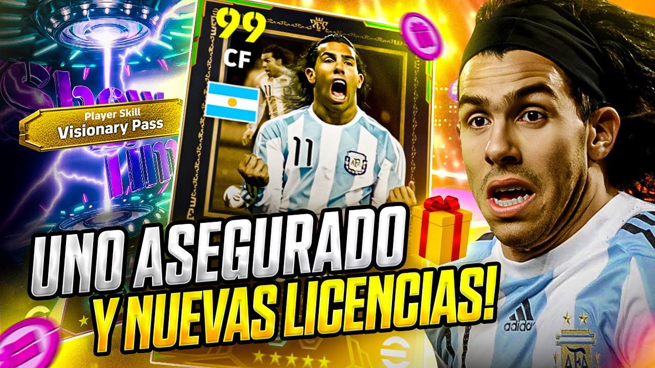 Fin de Mantenimiento eFootball🎁✅ShowTime Asegurado🇪🇸Llega Carlos Tevez🇦🇷Strike Arena🏟️+Nueva FASE!🎁✅