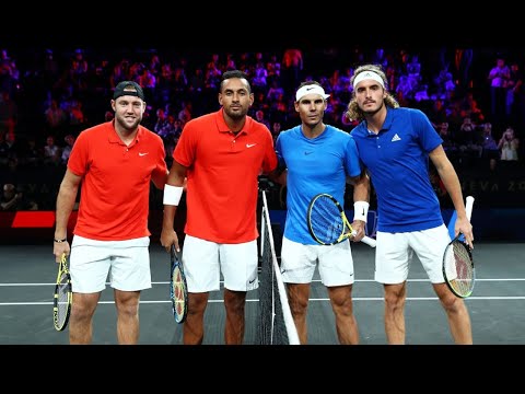 Nadal/Tsitsipas vs Kyrgios/Sock | Laver Cup 2019 Highlights