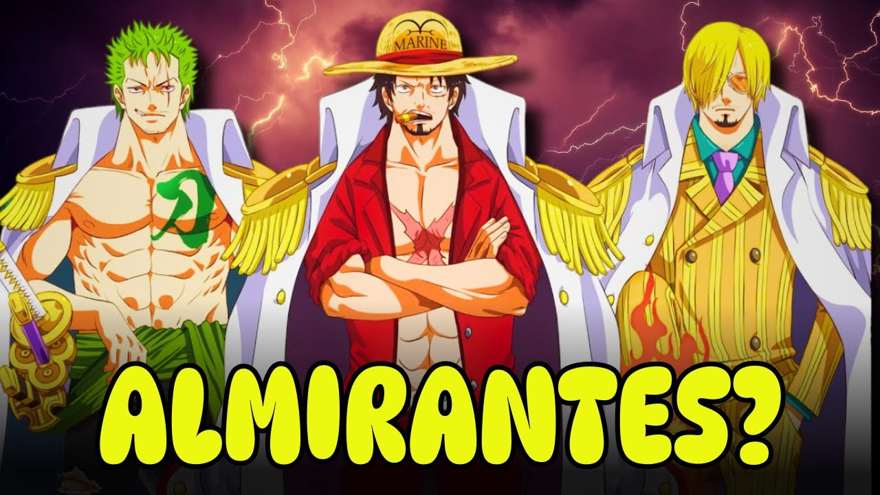 Como seria se LUFFY, ZORO E SANJI fossem da MARINHA? - É MUITO MELHOR DO QUE VOCÊ IMAGINA!