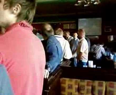 Leeds Fans v Hartlepool Fans In Peacock