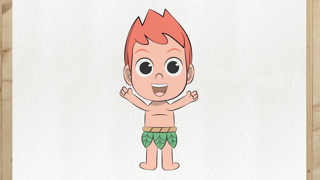 Como desenhar o CURUPIRA do Folclore passo a passo MUITO FÁCIL e rápido (Para Iniciantes)