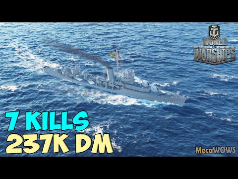 World of WarShips | Benham | 7 KILLS | 237K Damage - Replay Gameplay 4K 60 fps