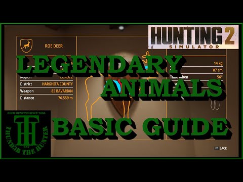 Basic Guide To Find Legendary Animals - Hunting Simulator 2 [PC]