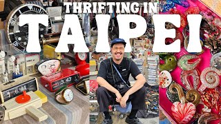 Taiwan Travel Vlog 2024 🇹🇼 Thrifting at Taipei's Biggest Flea Market, Fuhe Bridge, Secondhand Finds
