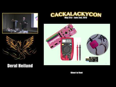 CackalackyCon1 - Deral Heiland - Uboot to Root