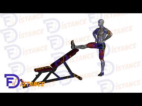 Exercice Étirement debout des ischio-jambiers avec jambe pliée en hauteur