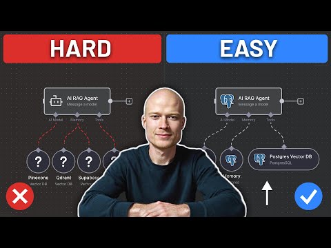 The Best Vector Database for n8n RAG Agents video thumbnail