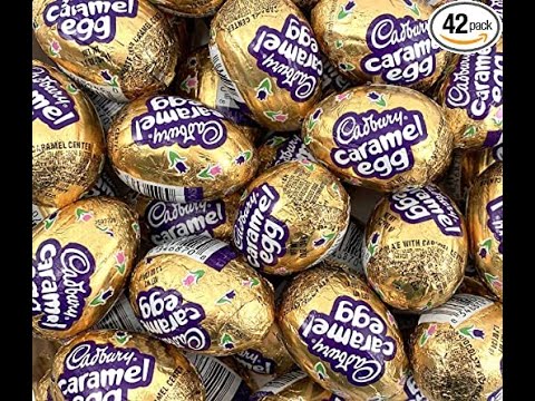 Amazon Cadbury Easter Chocolate Caramel Egg **unboxing**