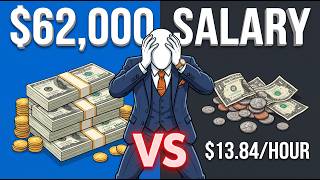 POV : Your $62k Salary is Actually $13/Hour