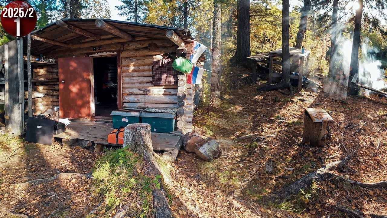 Уезжаем жить в тайгу, в уютную избу за 1000 км от цивилизации. Дорога по воде. се