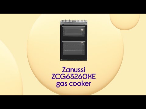 Zanussi ZCG63260XE 60 cm Gas Cooker - Stainless Steel - Product Overview