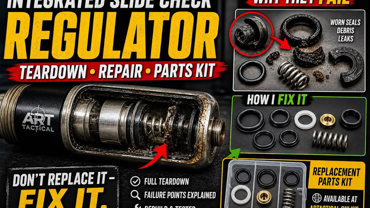 Inside a Slide Check Regulator: Full Teardown + Repair Kit Build