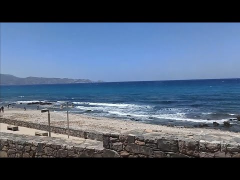 Heraklion Crete Summer 2021 #15 City bus sightseeing drive Blue line