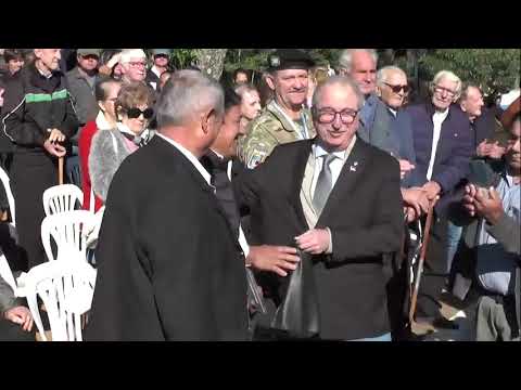 Florentino Ameghino celebró sus 70° aniversario con un acto oficial y desfile cívico-militar