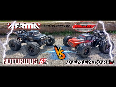 Arrma Notorious 6s V5 vs Team Corally Dementor pt2