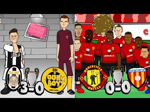 🏆Dybala Hat-Trick! Man Utd huddle sabotage!🏆 (Champions League Parody 2018)