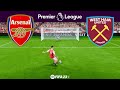 Premier League | ARSENAL vs WEST HAM | [Penalty shootout] FIFA 23