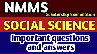 NMMS SCHOLARSHIP EXAM|Nmms scholarship exam questions and answers|nmms exam important questions