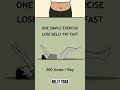One Simple Exercise To Lose Belly Fat Fast