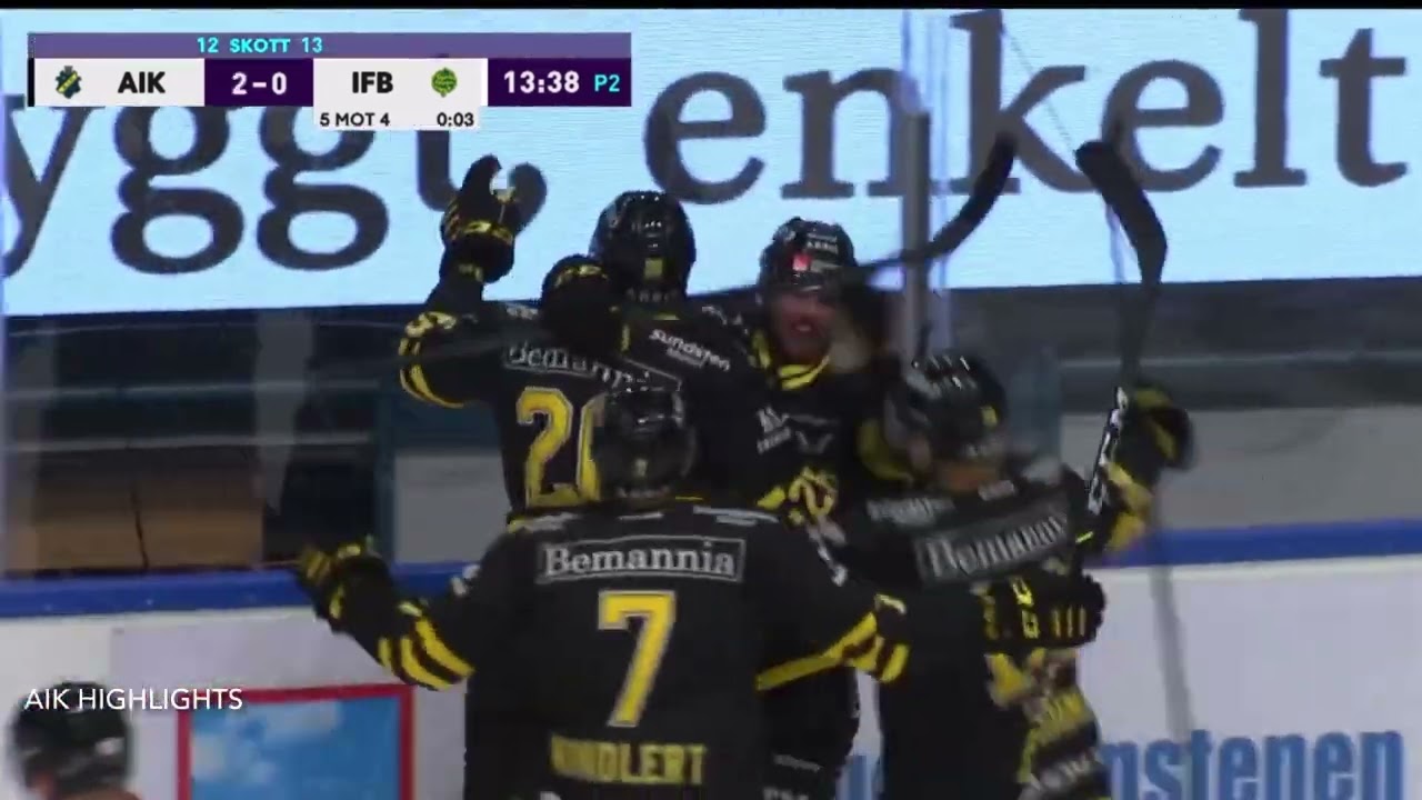 AIK - Björklöven | Hockeyallsvenskan 2022/23 Omgång 3