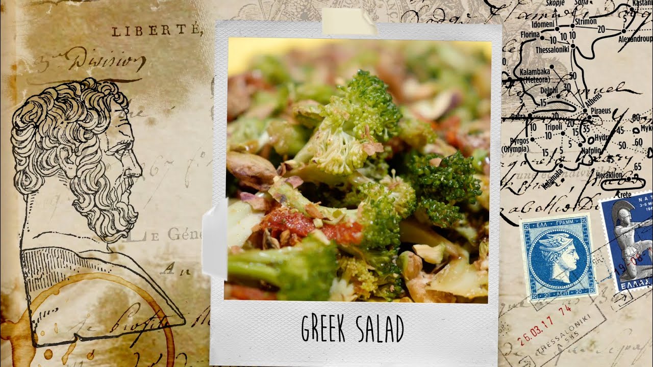 Easy Greek-style Broccoli Salad | Food Travels