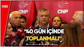 CHP’de Özgür Özel Dönemi: Kurultay Kartı Masada