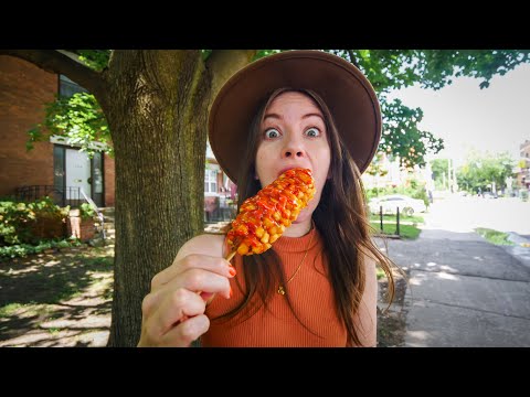 多倫多KOREATOWN的韓國街頭美食之旅|7種你必須嘗試的美味韓國菜 (KOREAN Street FOOD TOUR of Toronto's KOREATOWN | 7 Delicious Korean Dishes You Must Try!)