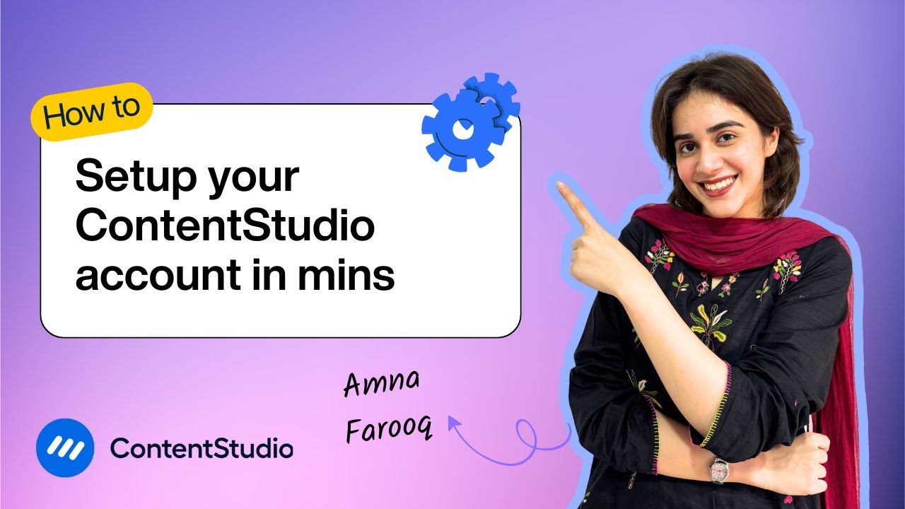 How to set up your ContentStudio account and workspace | Complete tutorial video thumbnail