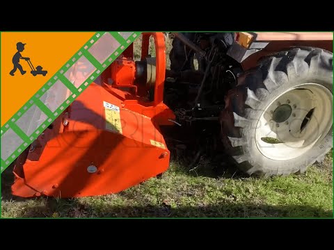 Wood and grass flail mower AgriEuro MF 140 medium series fixed linkage - Customer's video