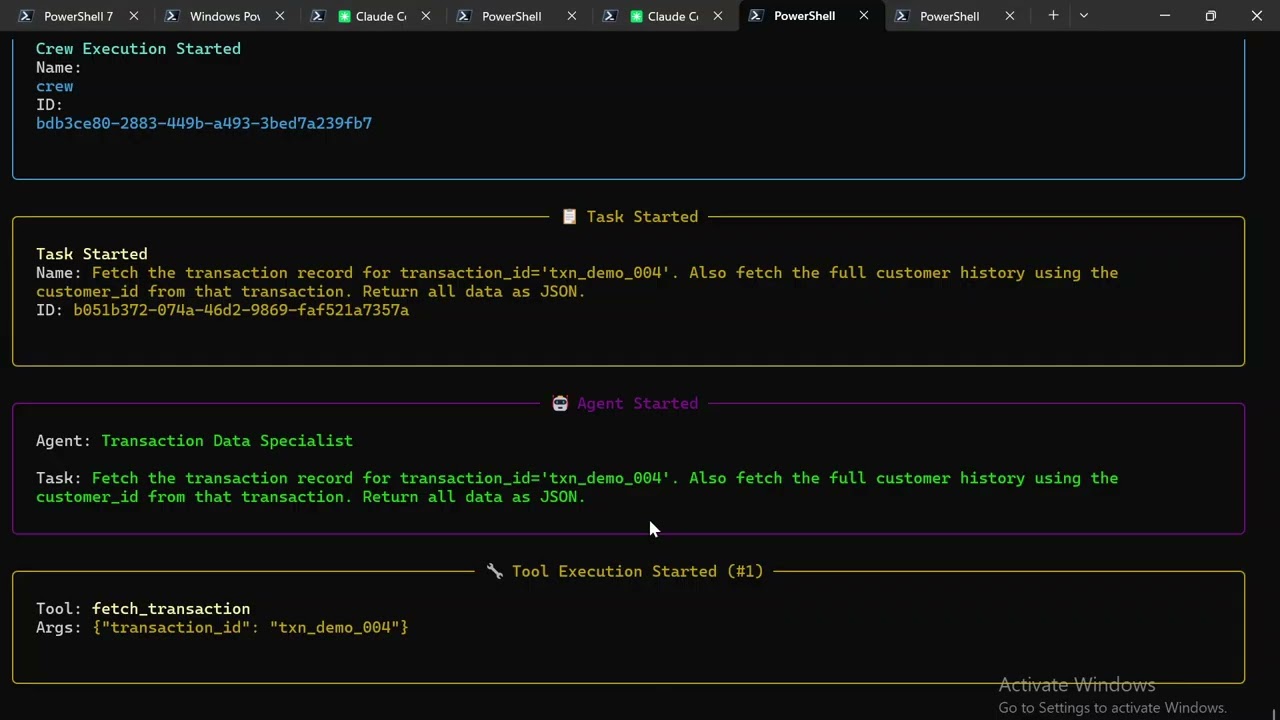 Chargeback Agent project preview