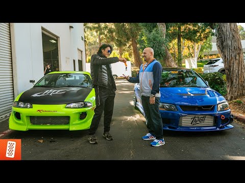 REVEALING his DREAM car with Han (Sung Kang) from Fast and Furious!
