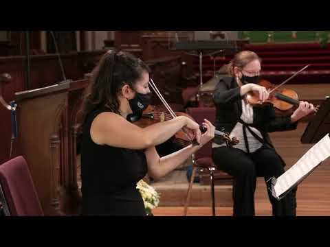 Atlantic String Quartet performs Walker's "Lyric for Strings"