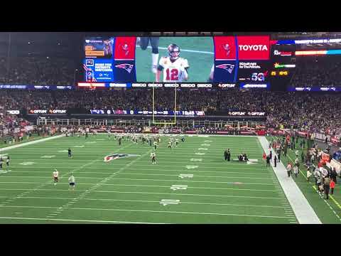 Gillette Stadium Reacts To Tom Brady Returning (In-Person)