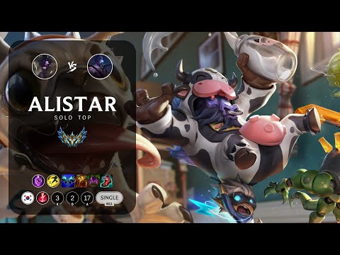 Alistar Top vs Jax - KR Challenger Patch 13.3