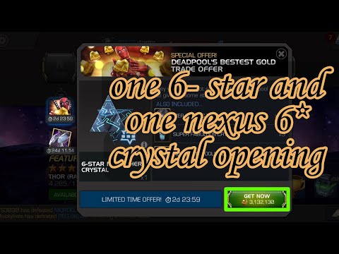 Free 6-Star nexus & 6-star basic crystal For gold - Crystal Opening