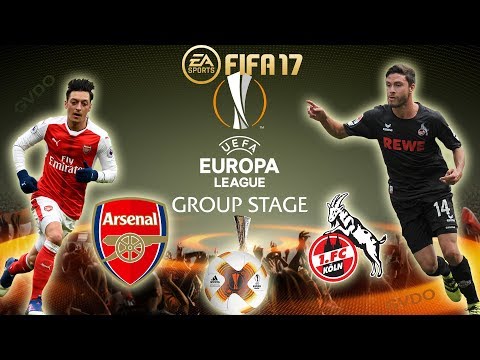 FIFA 17 | Arsenal vs FC Cologne | Europa League Group Stage 2017/18 | PS4 Full Gameplay