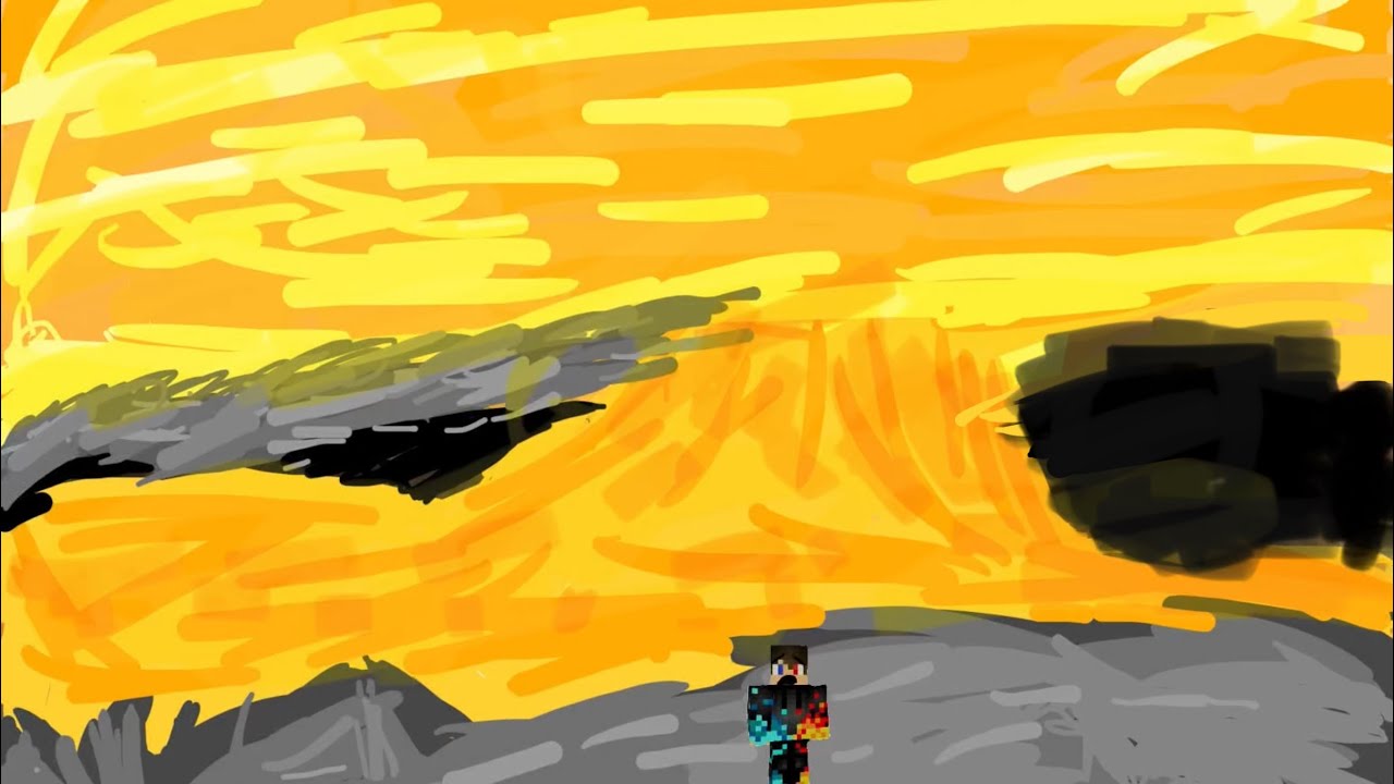 Me fui de viaje a una aldea y cayó una ¡Bomba Nuclear En MINECRAFT!☢️ 💣💣💥😱😱