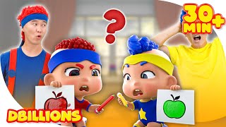 Red Yes! Green Yes! Fruit Colors with Baby DB | Mega Compilation | D Billions Kids Songs