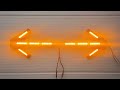 Prídavné smerové LED svetlá - oranžové šípky / 10-30V / ECE R65 (472x350mm) - Video Youtube