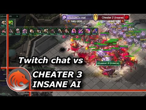 StarCraft 2: Can Twitch Chat Defeat Cheater 3 INSANE AI? (Best of 5)