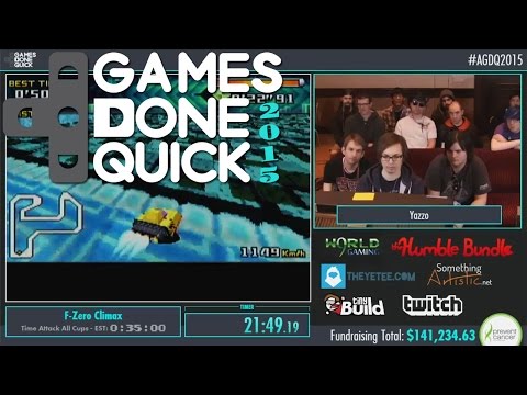 AGDQ 2015: F-ZERO Climax - Time Attack Novice Tracks by Yazzo