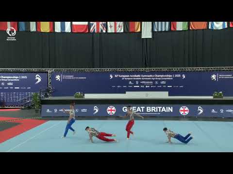 Great Britain - 2025 ACRO European bronze medallists, Men's Groups Dynamic