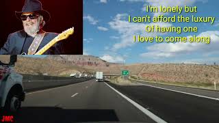 Merle Haggard - I&#39;m lonesome fugitive(The highway is my home)Lyrics Video