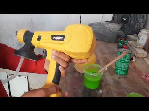 pistola eletrica é boa? testei com pintura automotiva