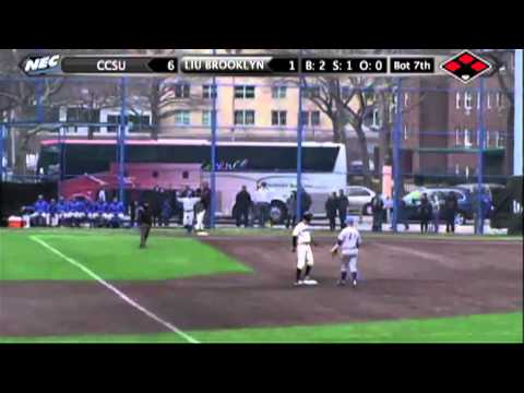 Highlights - Baseball vs. Central Connecticut 4/7/13