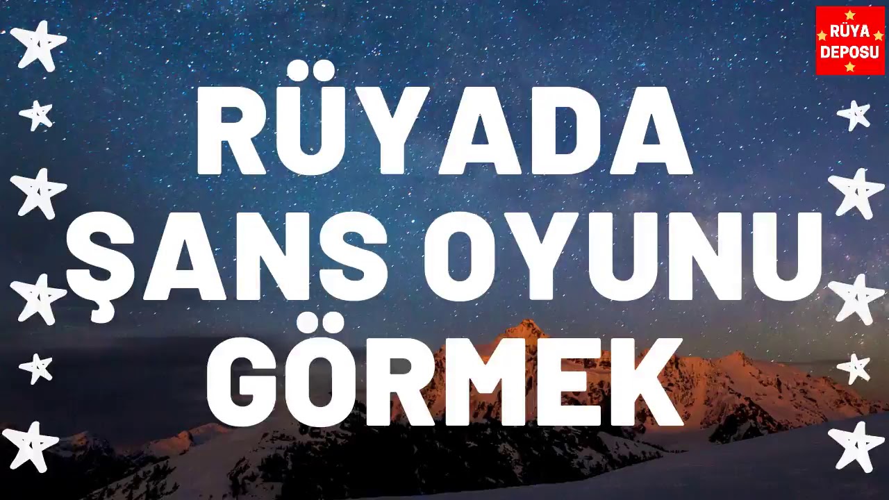 Rüyada Şans Oyunu Görmek - Rüya Tabiri - [Rüya Deposu]