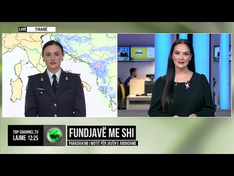 Top Channel/ Fundjavë me shi/ Parashikimi i motit për javën e ardhshme