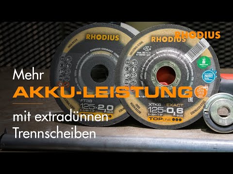 Mehr Akku-Leistung mit extradünnen Trennscheiben