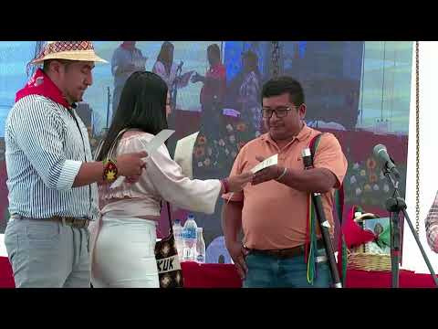 Posesión de docentes indígenas desde Popayán, Cauca